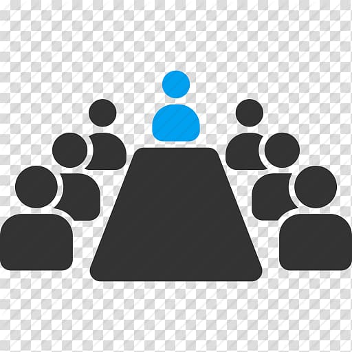 black and blue people illustration , Computer Icons Senior management Business Meeting, Company, Management, Meeting, Office, Team Icon transparent background PNG clipart