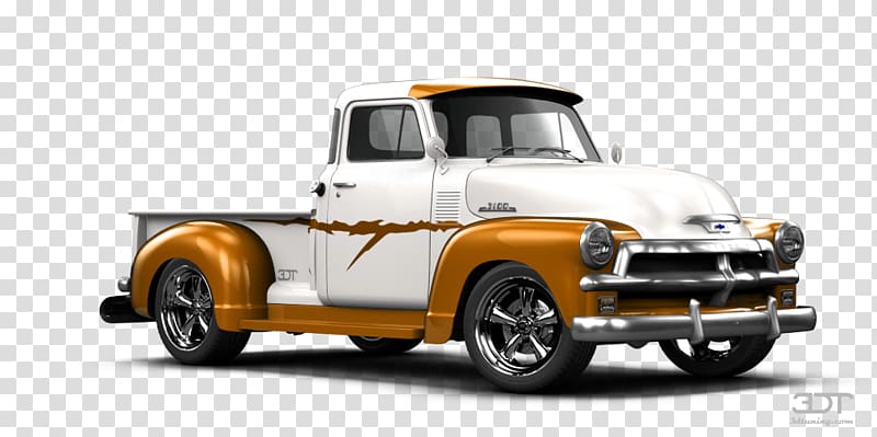 Car Pickup truck 1955 Chevrolet, tuning transparent background PNG clipart