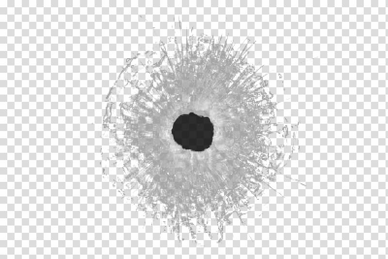 Black and white Eye Pattern, Gunshot transparent background PNG clipart