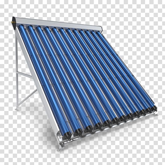 Solar thermal collector Panel solar de tubos de vacío Solar Panels Parabolic trough Solar thermal energy, blood tube transparent background PNG clipart