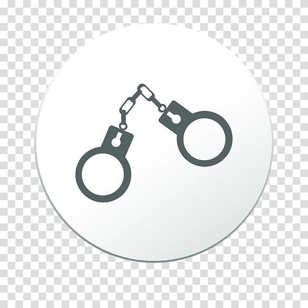 Handcuffs Icon, Hand painted handcuffs Icon transparent background PNG clipart