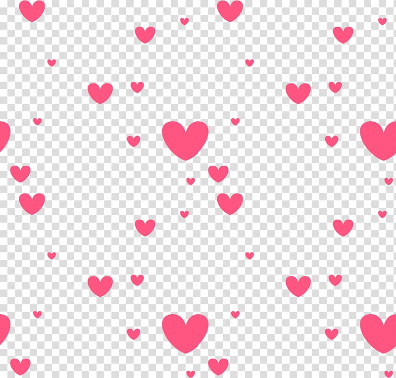 falling hearts illustration, Heart , Floating Heart transparent background PNG clipart