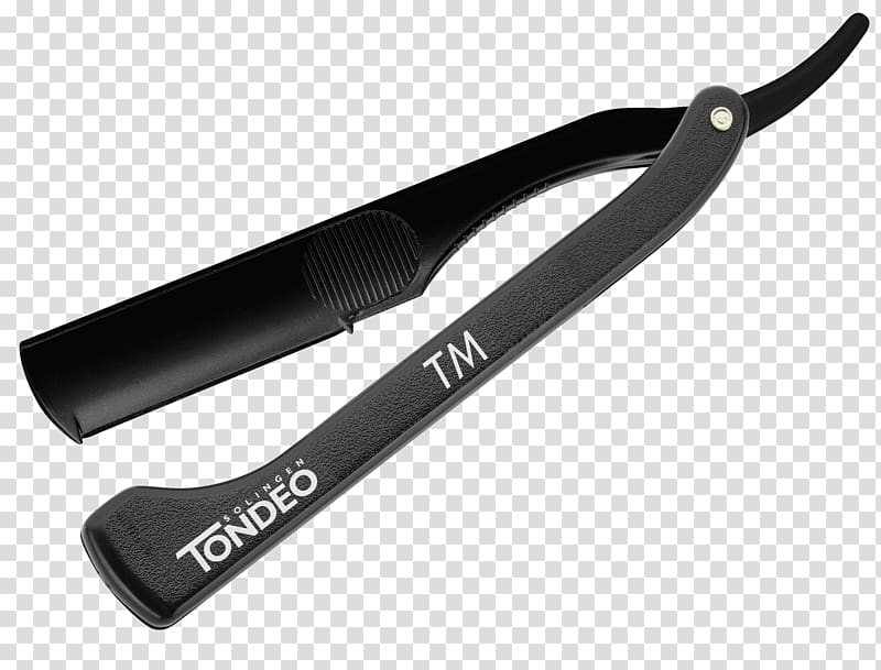 TONDEO Solingen Straight razor Blade Shaving, Razor transparent background PNG clipart