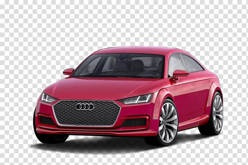 2014 Audi TT Audi Sportback concept Car Volkswagen Group, Red Audi car products in kind transparent background PNG clipart