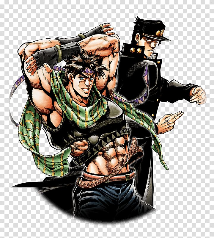 Jotaro Kujo Joseph Joestar JoJo's Bizarre Adventure J-Stars Victory VS Jonathan Joestar, Joseph Joestar transparent background PNG clipart