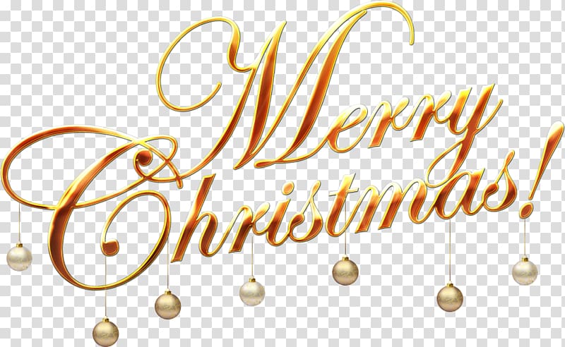 merry christmas font transparent background PNG clipart