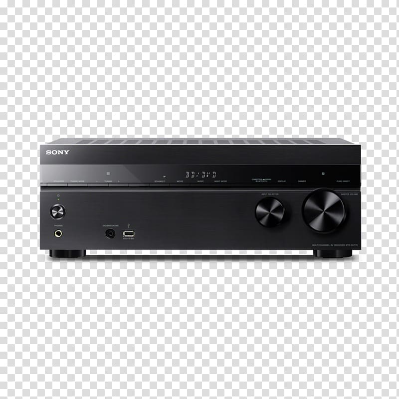 AV receiver Home Theater Systems Sony Dolby Atmos Professional audiovisual industry, sony transparent background PNG clipart