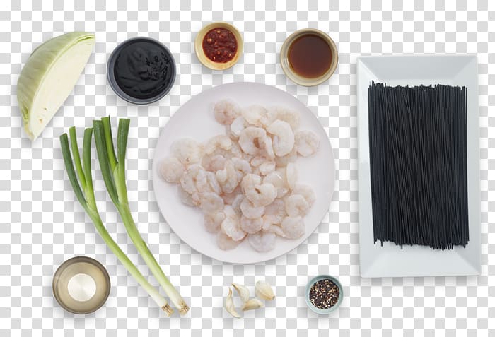 Asian cuisine Squid as food Recipe Pasta Dish, Seafood Noodles transparent background PNG clipart