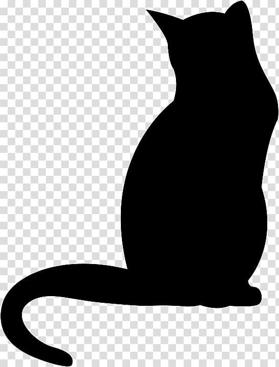 Black cat Kitten Polydactyl cat , cats transparent background PNG clipart