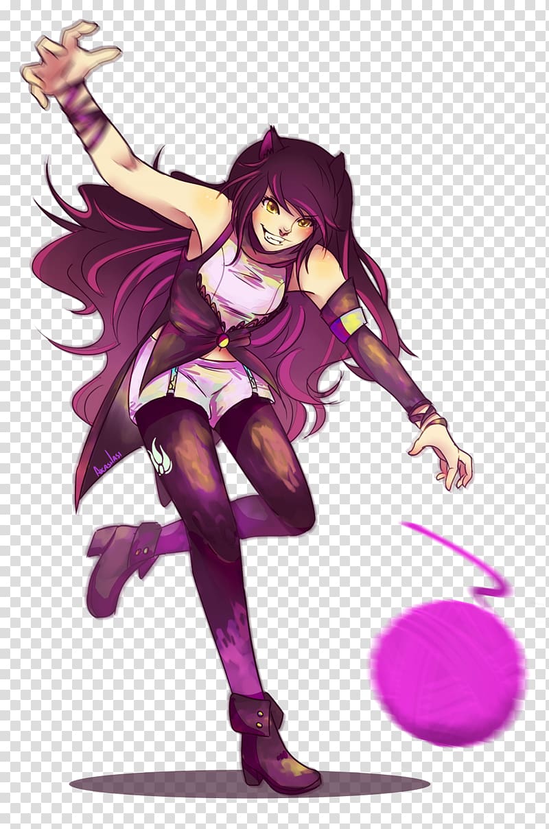 Blake Belladonna Yang Xiao Long Weiss Schnee Anime Pyrrha Nikos, Anime transparent background PNG clipart