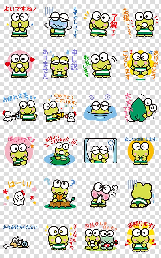Hello Kitty My Melody Frog Sanrio Keroppi, frog transparent background PNG  clipart