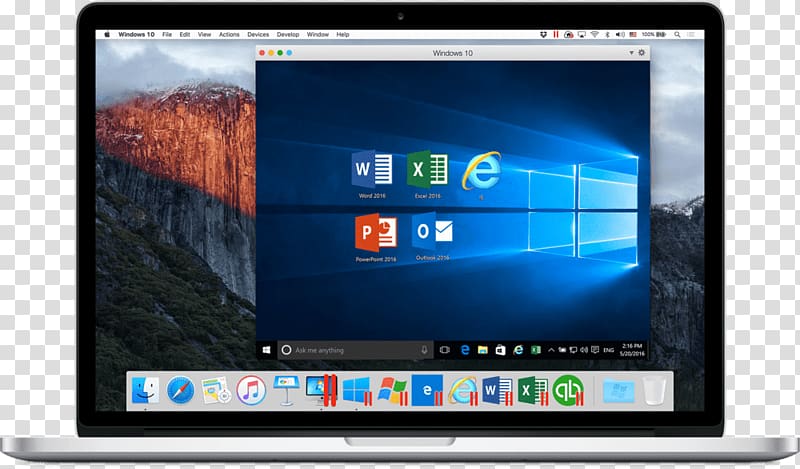 Parallels Desktop 9 for Mac Mac Book Pro Computer Software, Computer transparent background PNG clipart