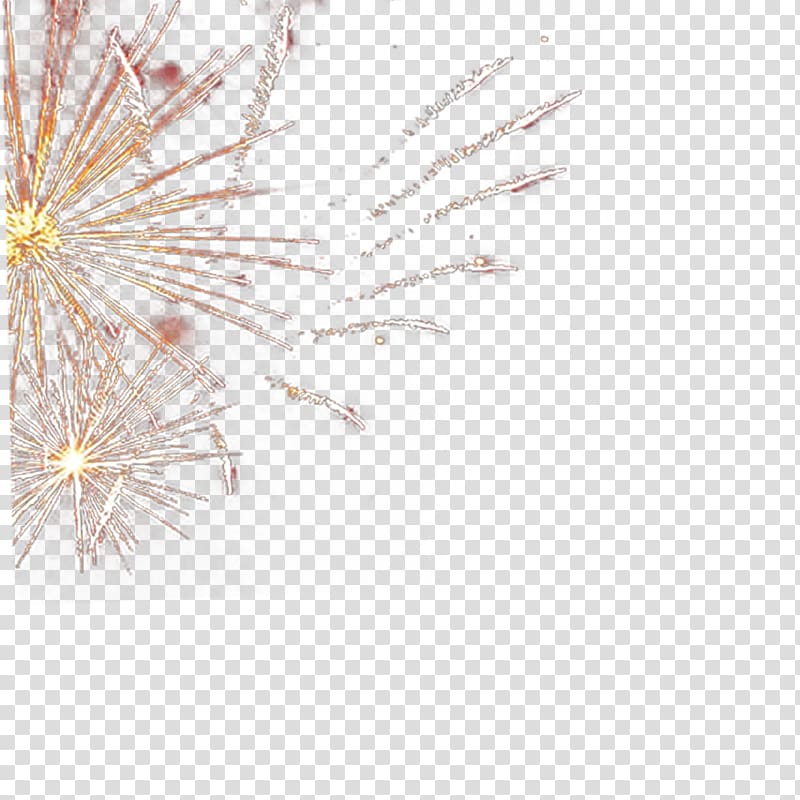 yellow and brown fireworks illustration, Adobe Fireworks Gold, Golden fireworks material transparent background PNG clipart