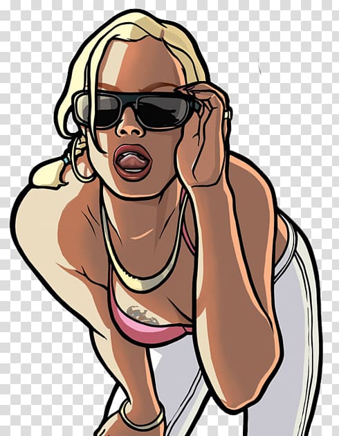 Grand Theft Auto: San Andreas Grand Theft Auto V Grand Theft Auto: Liberty City Stories PlayStation 2 San Andreas Multiplayer, woman transparent background PNG clipart