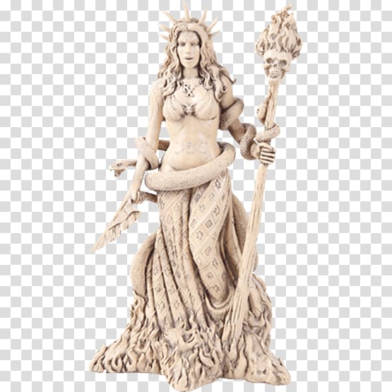 Hecate Hades Statue Witchcraft Wicca, Goddess transparent background PNG clipart
