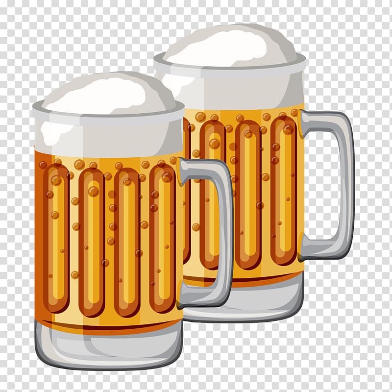 Wheat beer, Mug of beer transparent background PNG clipart