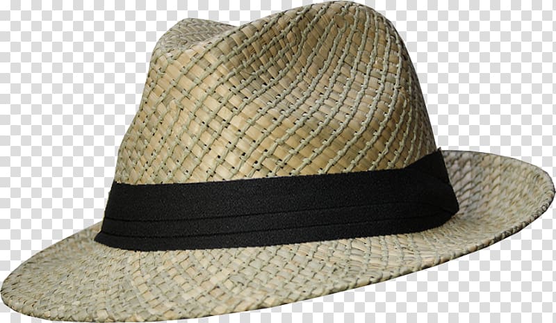 Fedora Barmah Hat Trilby Seagrass, Hat transparent background PNG clipart