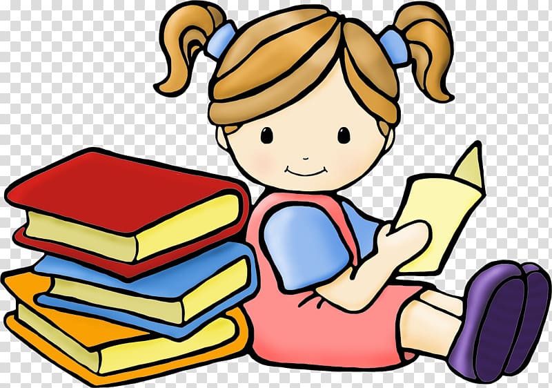 baby reading clip art