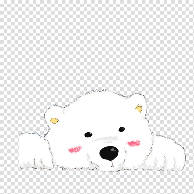 Polar bear Teddy bear Dog Puppy, Small polar bear transparent background PNG clipart