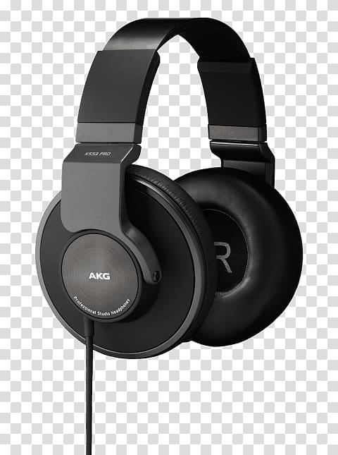 AKG K553 Pro Headphones Microphone Professional audio, cheap usb headset transparent background PNG clipart