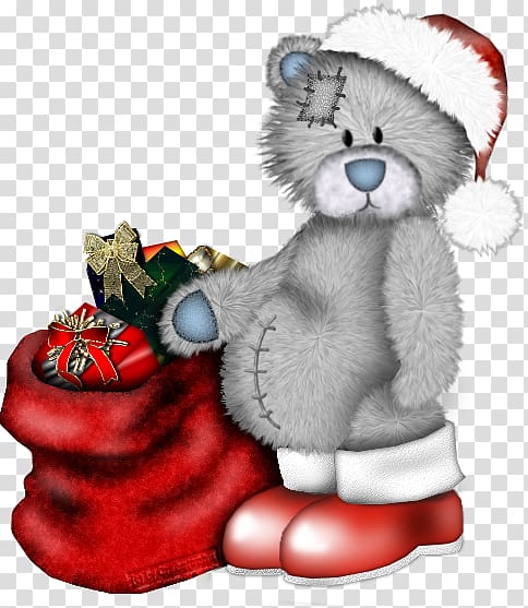 Christmas Bear PNG Transparent Images Free Download