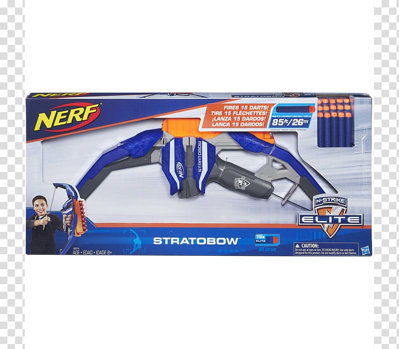 Nerf N-Strike Elite NERF N-Strike StratoBow Toy, toy transparent background PNG clipart