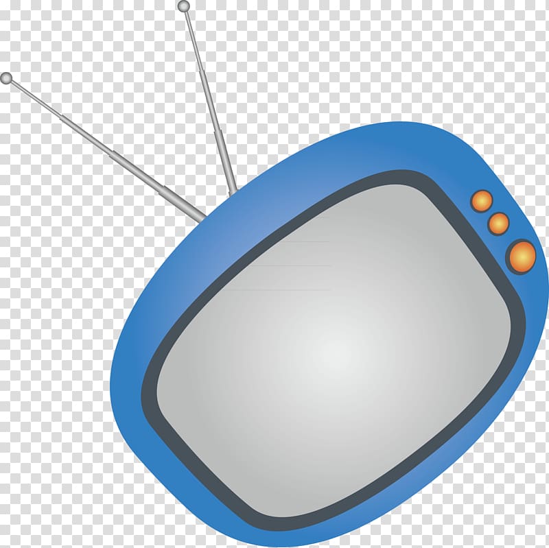 Television antenna, Blue TV antenna, antenna and electrical appliance transparent background PNG clipart