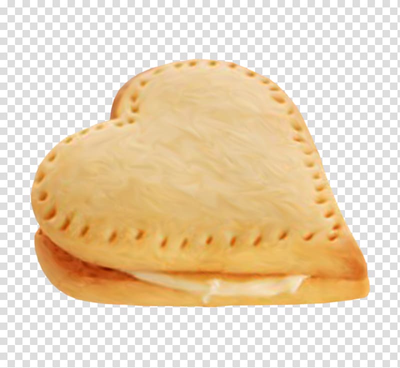 Empanada Dish Bun, Love biscuit transparent background PNG clipart