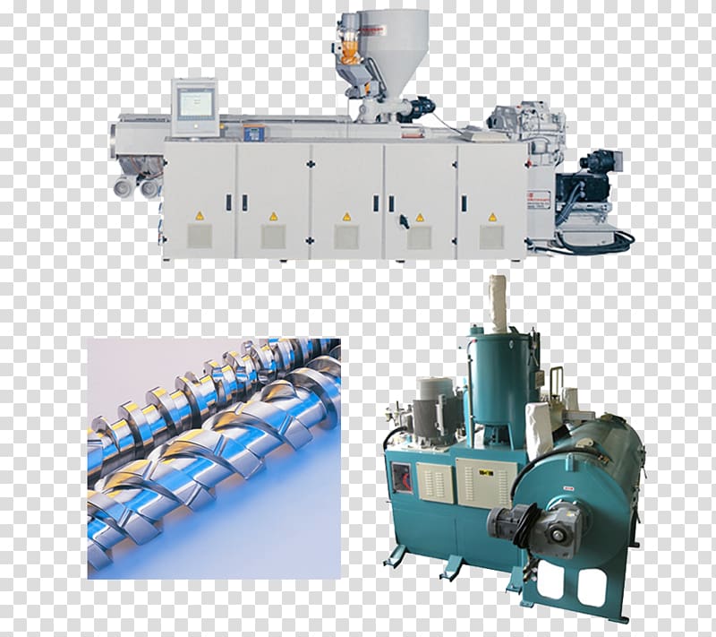 Machine Extrusion plastic Industry Raw material, molding machine transparent background PNG clipart