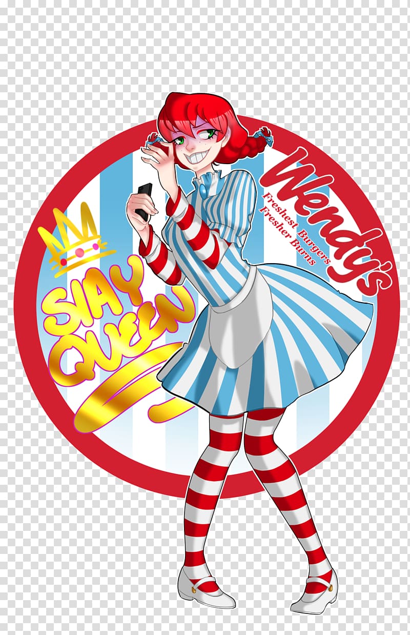 Fast food Wendy's Art, smug transparent background PNG clipart