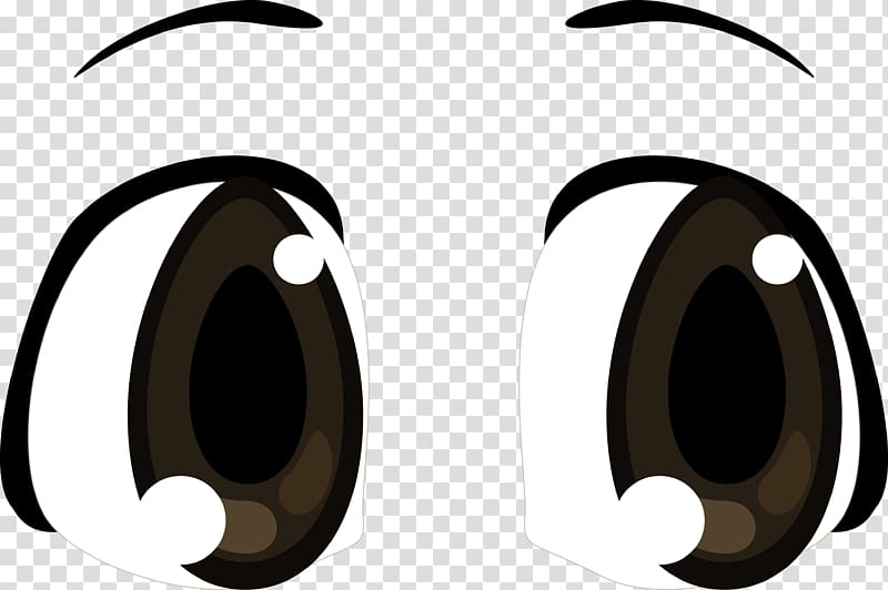 Eyes illustration, Anime Font, Black big eyes diagram transparent background  PNG clipart | HiClipart