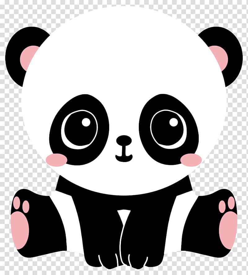 Giant panda Bear Open Cuteness, bear transparent background PNG clipart