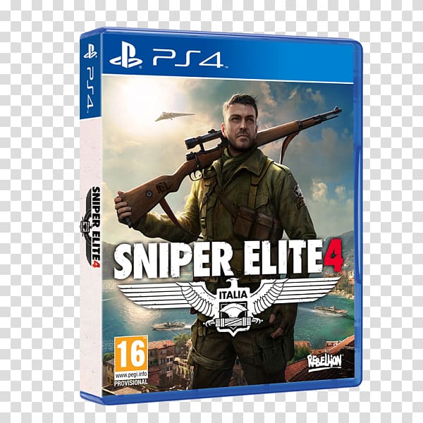Sniper Elite 4 Sniper Elite III PlayStation 4 Video game, Sniper Elite transparent background PNG clipart