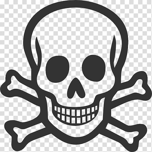 Computer Icons Poison Skull and crossbones , bones transparent background PNG clipart
