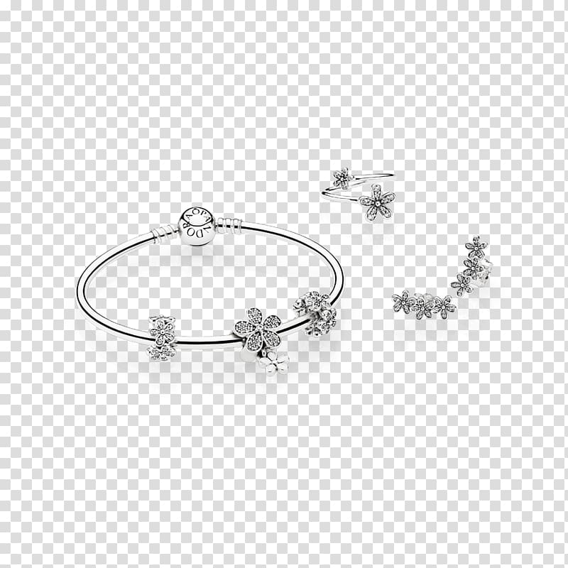 Charm bracelet Pandora Jewellery Bangle, Jewellery transparent background PNG clipart