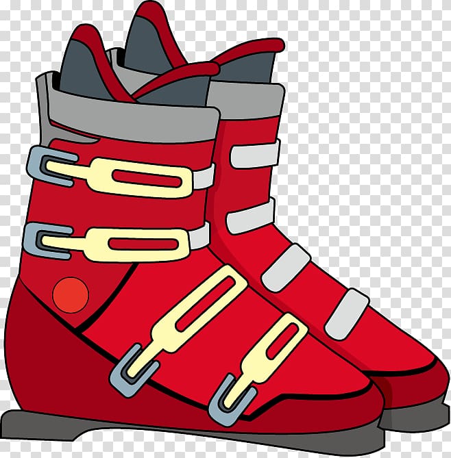 Ski Boots Skiing Shoe , skiing transparent background PNG clipart