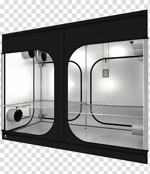 Darkroom Light Growroom Grow box, wide canopy transparent background PNG clipart