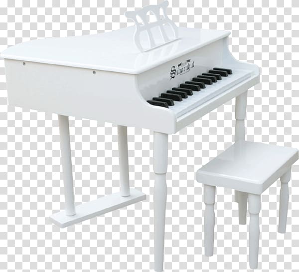 Grand piano Toy piano Steinway & Sons Musical instrument, White piano transparent background PNG clipart