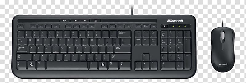 Computer keyboard Computer mouse Microsoft Keyboard 600 Microsoft Desktop 600 Dsp Pack Black, Computer Mouse transparent background PNG clipart