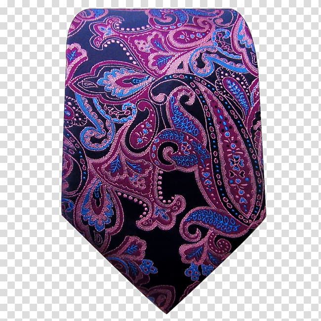 Paisley Einstecktuch Silk Necktie Blue, purple transparent background PNG clipart