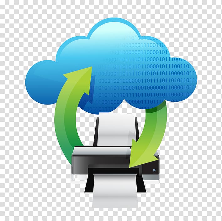 Cloud computing Google Cloud Print Printer Cloud storage Remote backup service, check print transparent background PNG clipart