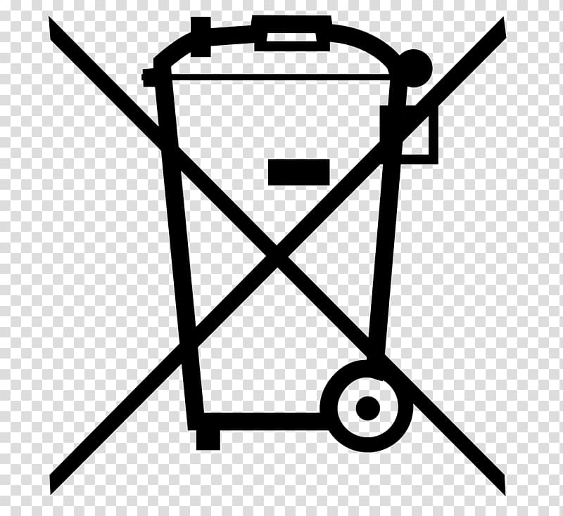 no garbage can symbol, Waste Electrical and Electronic Equipment Directive Recycling symbol Battery recycling Electronic waste, trash can transparent background PNG clipart