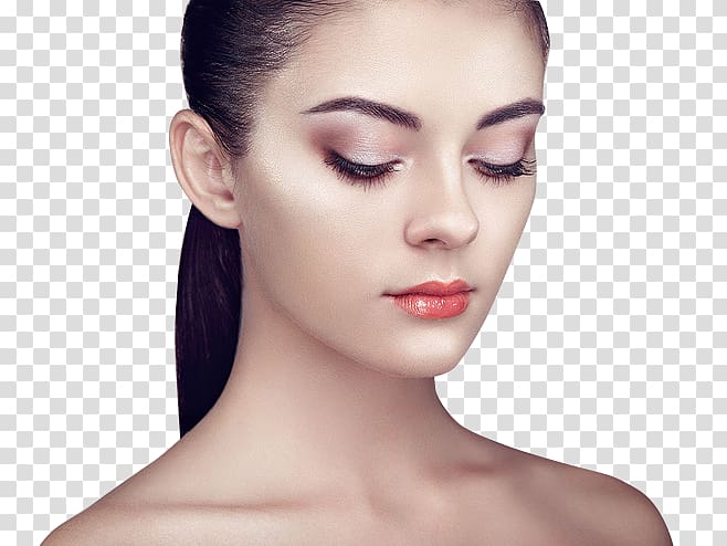 woman's face, Eyelash Cosmetics Model Wrinkle Anti-aging cream, Foreign models in Europe and America transparent background PNG clipart