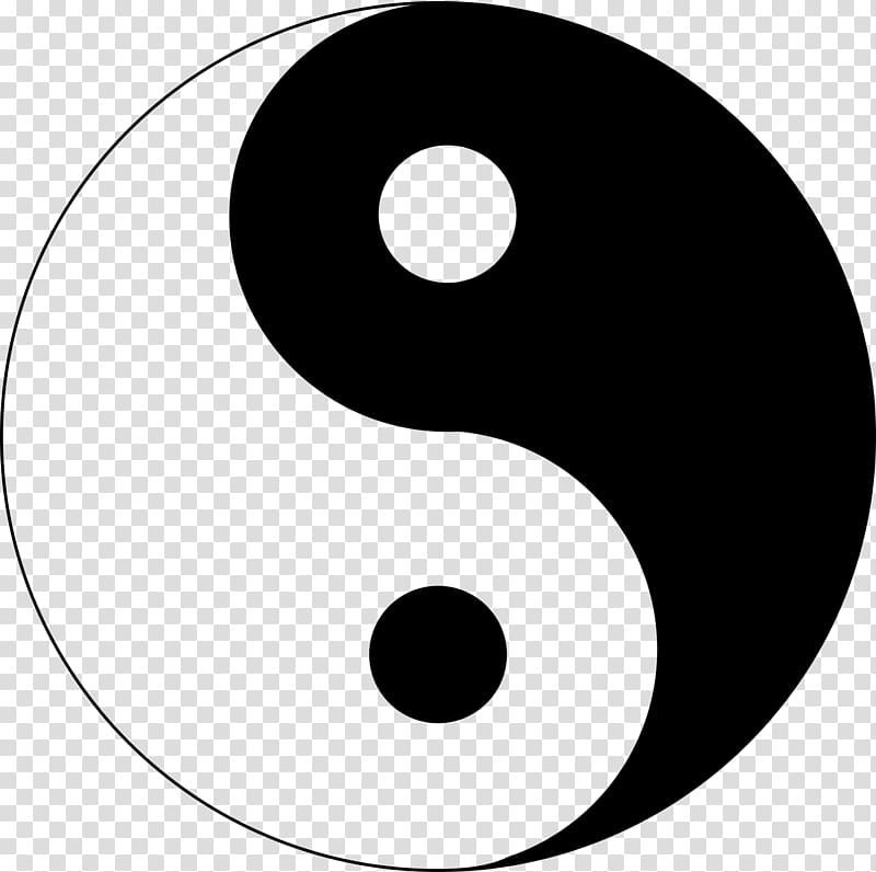 Tao Te Ching Taoism Symbol Taijitu, symbol transparent background PNG clipart