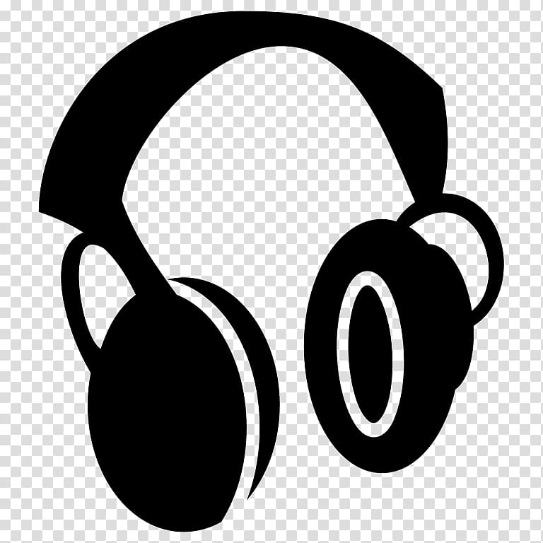 black headphones graphic art, Headphones Computer Icons , headphone logo transparent background PNG clipart
