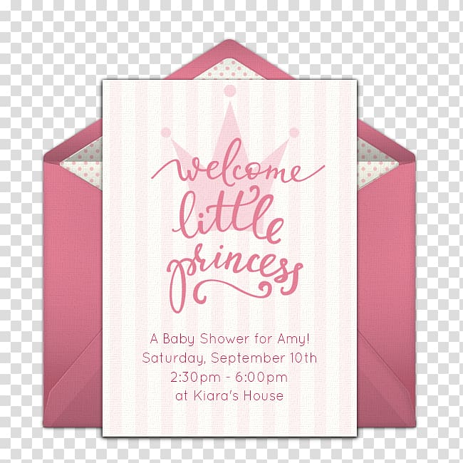Baby shower Wedding invitation Party Princess Infant, baby shower invite transparent background PNG clipart