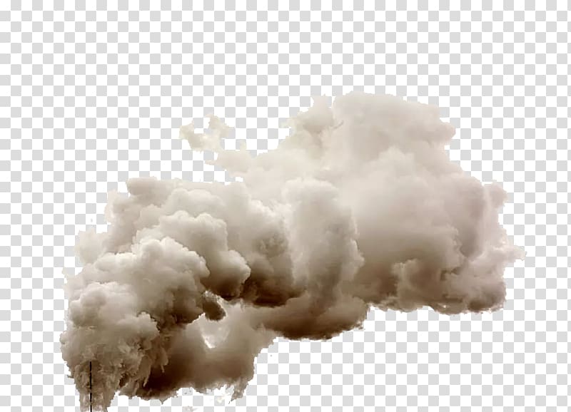 brown clouds illustration, Dust explosion Powder Smoke, Powder explosion of smoke transparent background PNG clipart