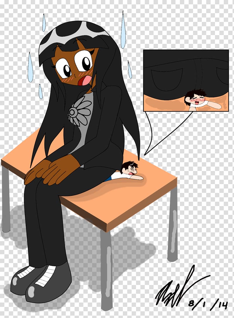 Giantess Cartoon Sitting Buttocks Drawing, crush transparent background PNG clipart