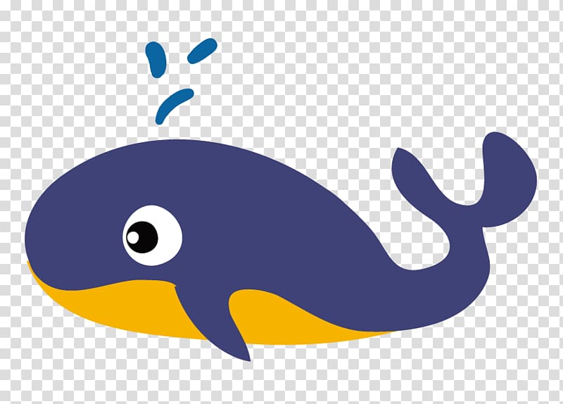 Cartoon Seabed , Blue Whale transparent background PNG clipart