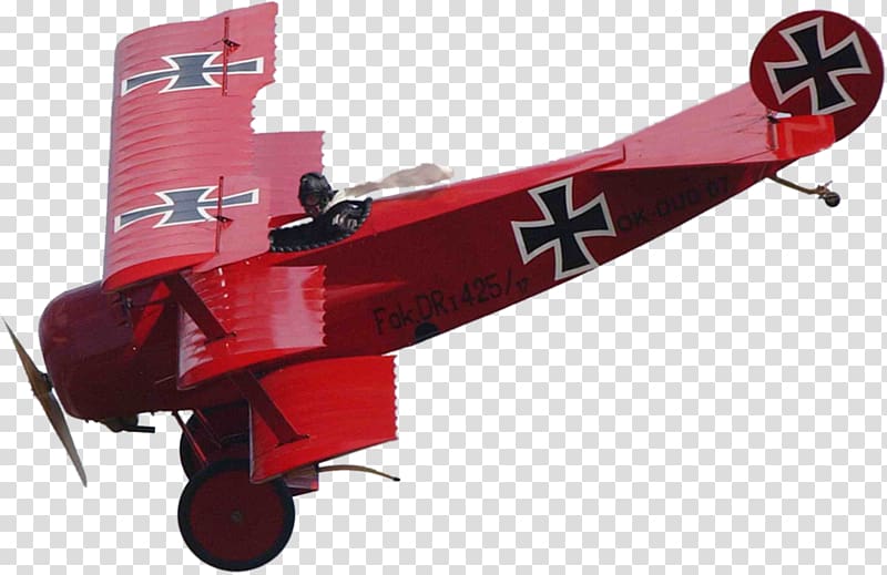 Airplane Aircraft Aviation, redbaron transparent background PNG clipart